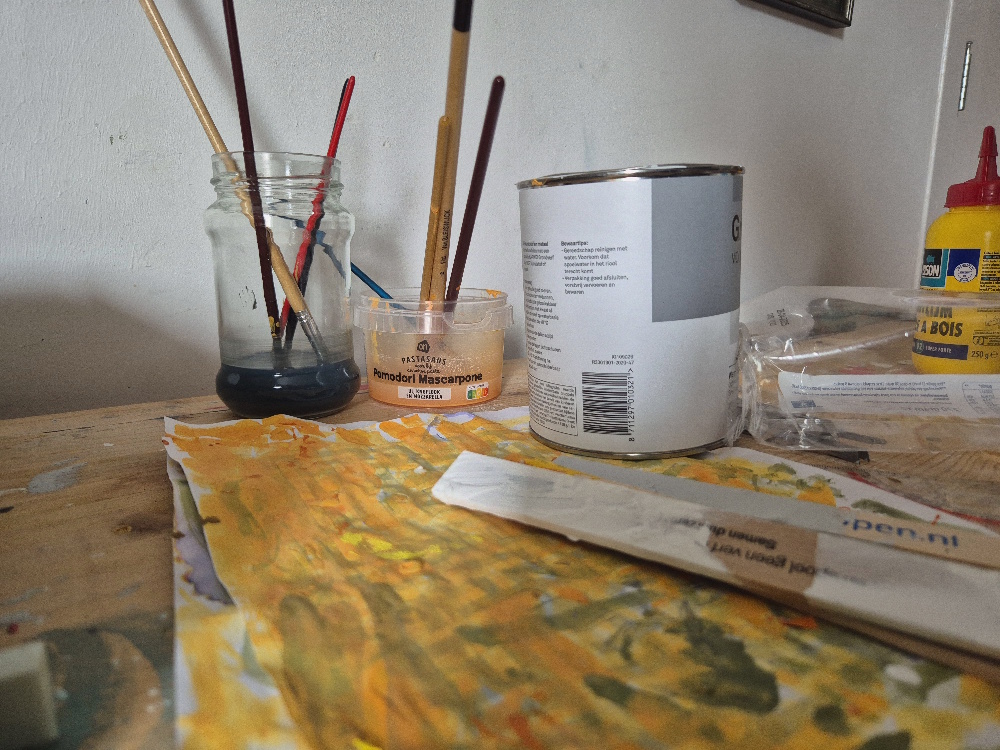Marigold unfold - paint